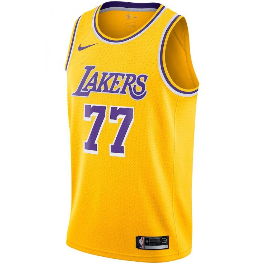 Los Angeles Lakers Youth Icon Edition Swingman Jersey - Gold - Luka Dončić-Pro Kit Vault | Brand New 26/27 Sports Jerseys